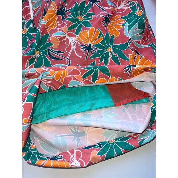 Goodfellow & Co XXL Mens Swim Trunks UPF 50+ Coral Floral Quick-Dry Liner - Picture 8 of 9